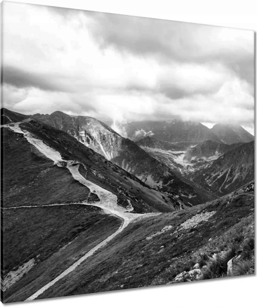 Vászonkép 90x90 Tátra Lengyel hegyek Kilátás