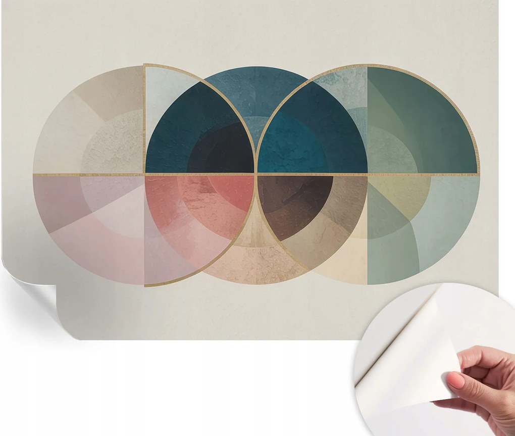 Dekoratív öntapadós fotótapéta Geometrikus elegancia 152x104 cm