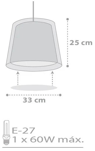 Dalber D-81212L - Gyerek csillár zsinóron STARS 1xE27/60W/230V