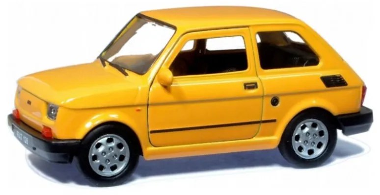 1:30 Polski Fiat 126 Fém Makett Autó Játék Modell