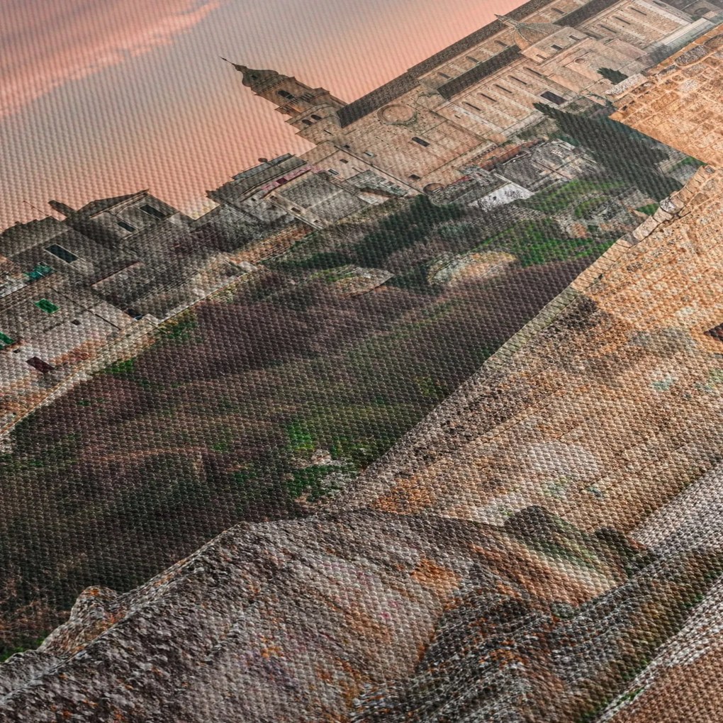 Kép - Gravina, Puglia, Olaszország (órával) (90x30 cm)