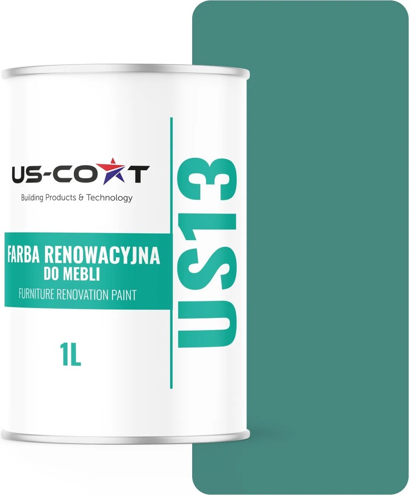 Konyhabútor Festék Szekrény Frontok Türkiz Menta RAL6033 Szatén 1L