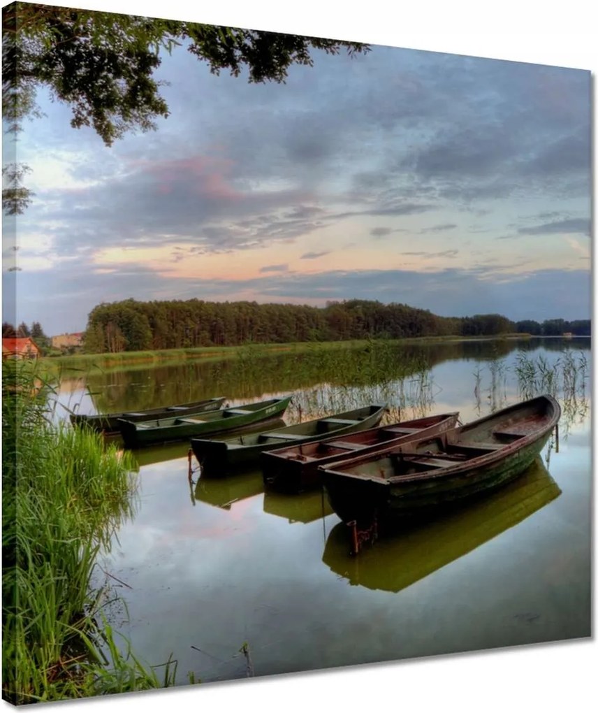 Vászonkép 40x40 Wolsztyn-tó