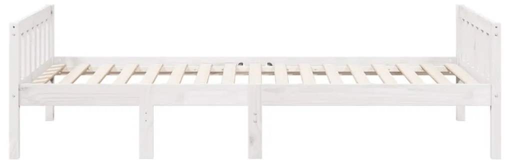 fehér tömör fenyőfa gyerekágy matrac nélkül 90 x 190 cm