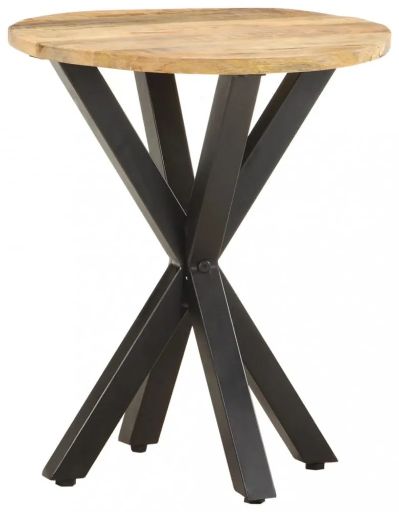 vidaXL tömör mangófa kisasztal 48 x 48 x 56 cm