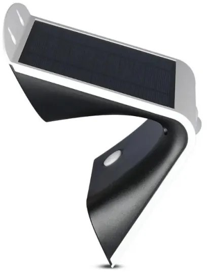 LED Napelemes érzékelős fali lámpa LED/3W/3,7V 3000/4000K IP65 fehér