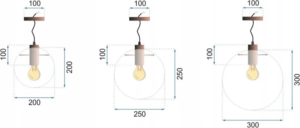 MORETTI MO3494 BULB Többágú Függesztett Lámpa E27 IP20