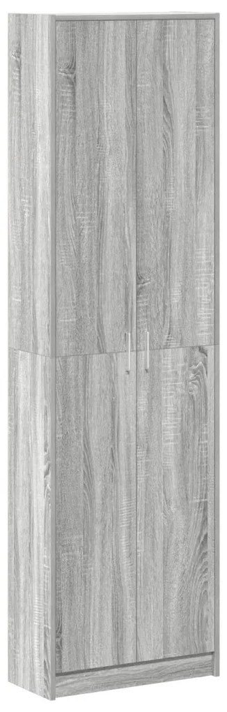Szürke Sonoma Szekrény 55x25x189 cm Szerelt fa