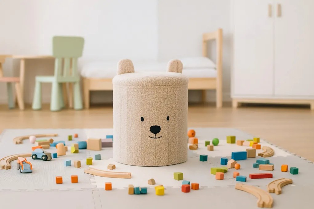 Csíkos tároló doboz 20 x 30 x 18 cm - s méret