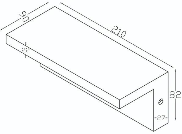 Top Light - Kültéri LED fali lámpa szenzorral LED/10W/230V 4000K IP54