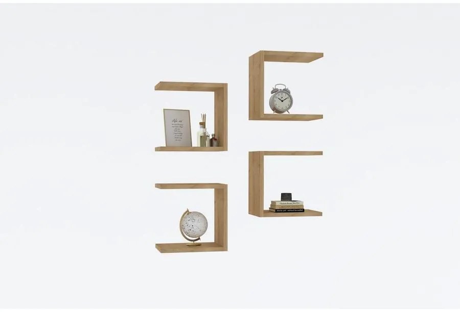 Fali polc Base - Sapphire Oak