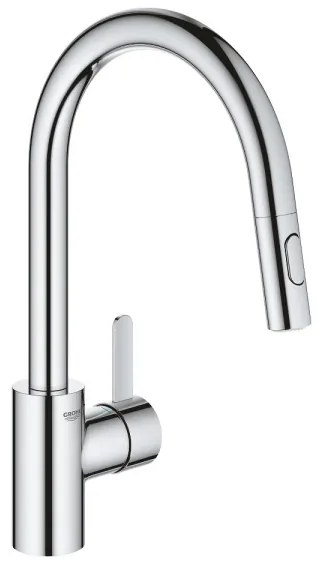 GROHE 31481001 - EUROSMART COSMOPOLITAN mosogató csaptelep, fényes króm