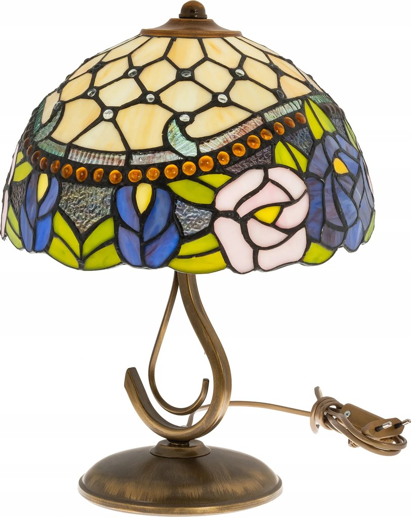 Tiffany stílusú ólomüveg lámpa