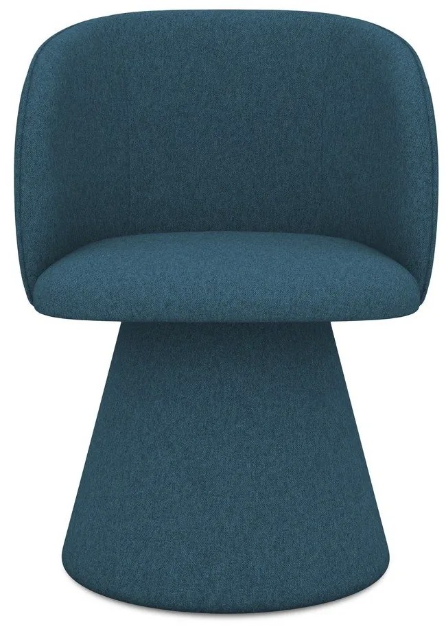 Kék kárpitozott étkezőfotel Maia – Makamii