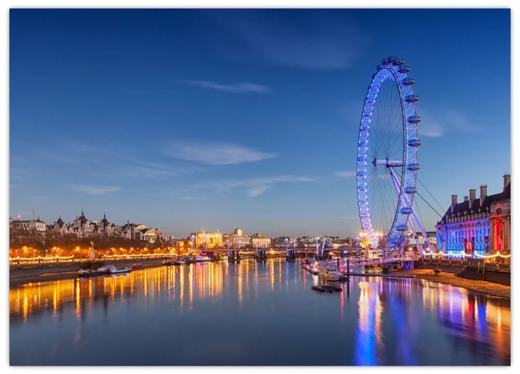 London Eye képe (üvegen) (70x50 cm)