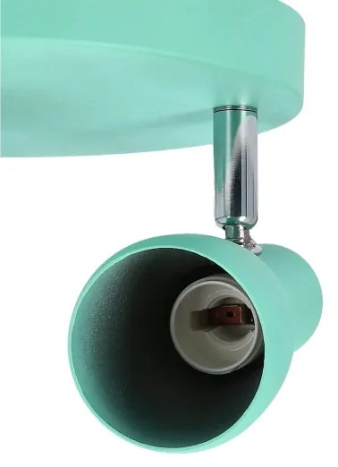 Spotlámpa PICARDO 3xE14/40W/230V türkiz