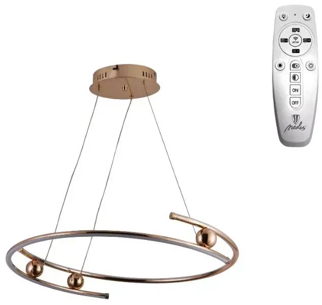 NEDES J4345-GCH Modern Led Függesztett Lámpa IP20