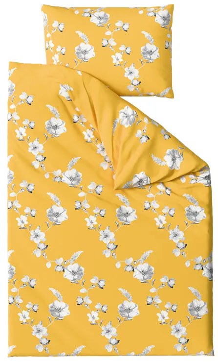 Mikroszálas ágyneműhuzat YELLOW ROSE sárga Ágyneműhuzat mérete: 70 x 90 cm | 140 x 200 cm