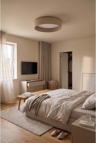 Brilagi - VELVET SIMPLE LED mennyezeti lámpatest LED/36W/230V 3000K átm. 55 cm bézs