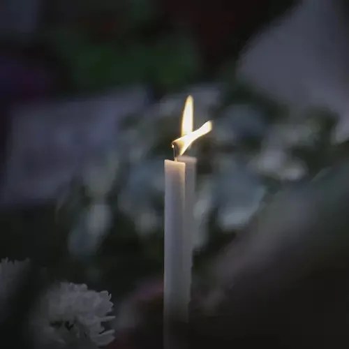 Fehér kúpos gyertya - 40 darabos készlet