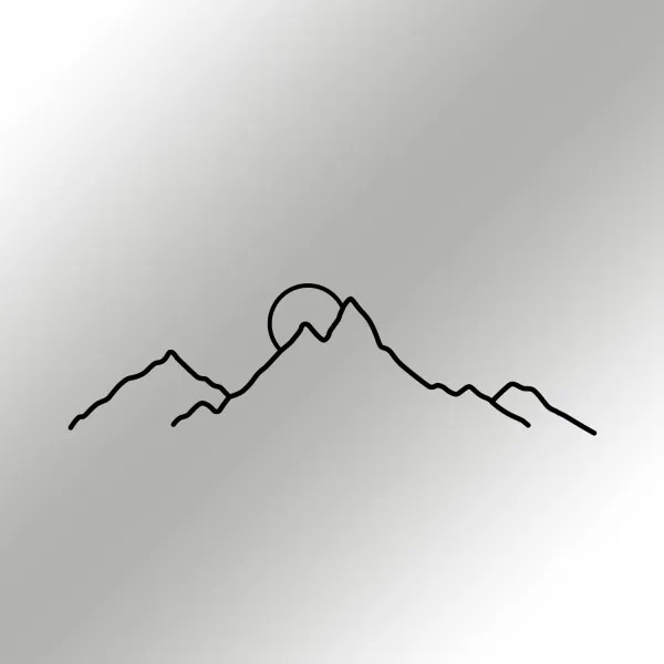 Fali dekoráció 100x29 cm hegy fém