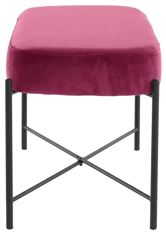 Rózsaszín bársony pad Berry - Støraa