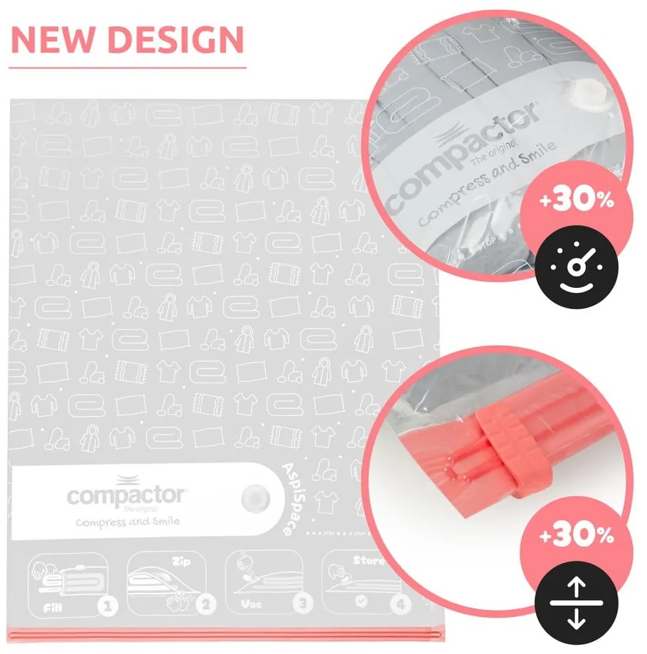 Vákuumzsák készlet 10 db-os Space M – Compactor