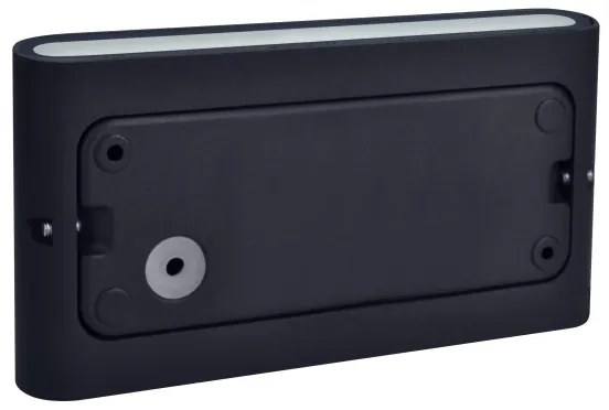 Solight WO800-B- LED Kültéri fali lámpa MODENA LED/12W/230V IP54 fekete