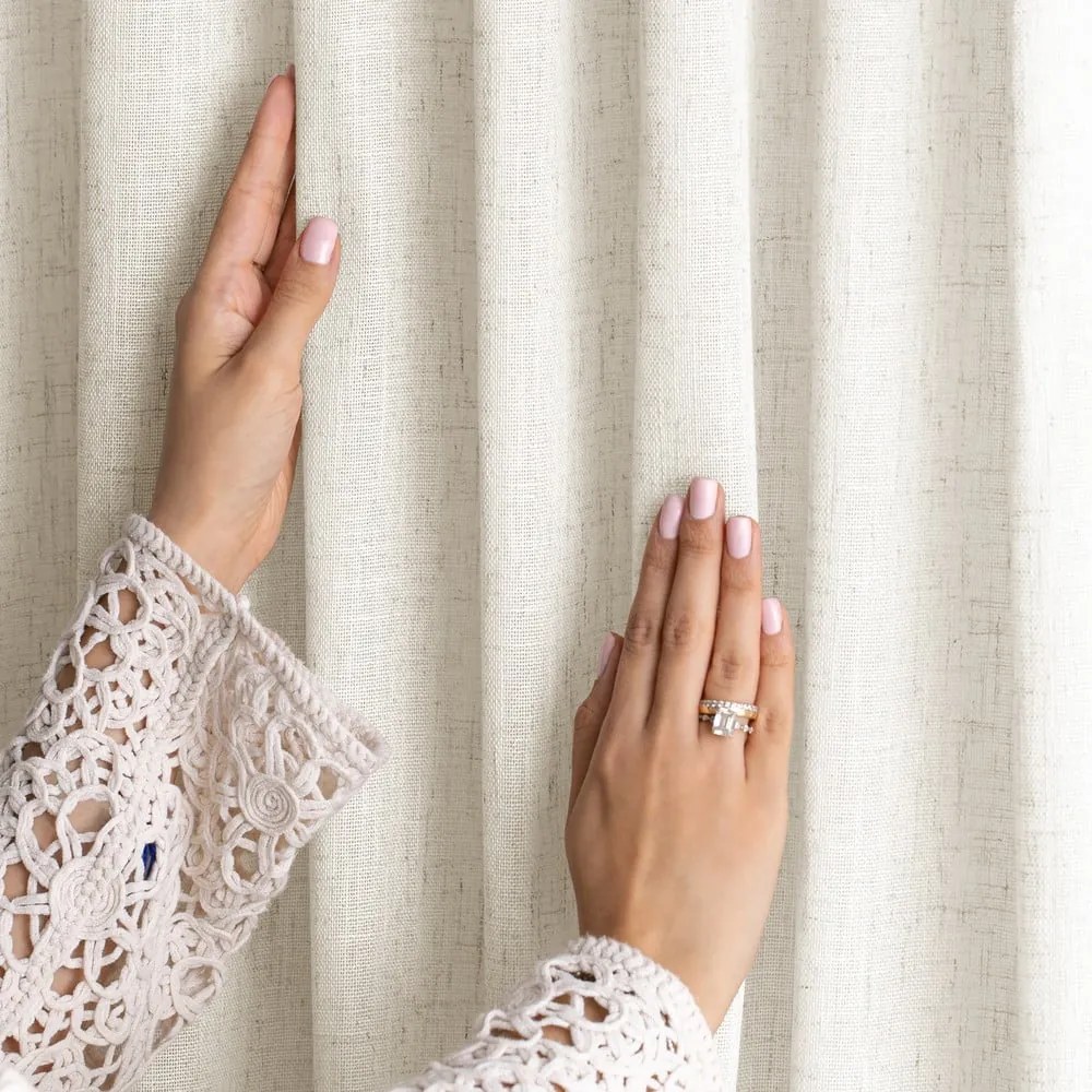 Elefántcsont színű függöny 140x270 cm Velari – Restilo