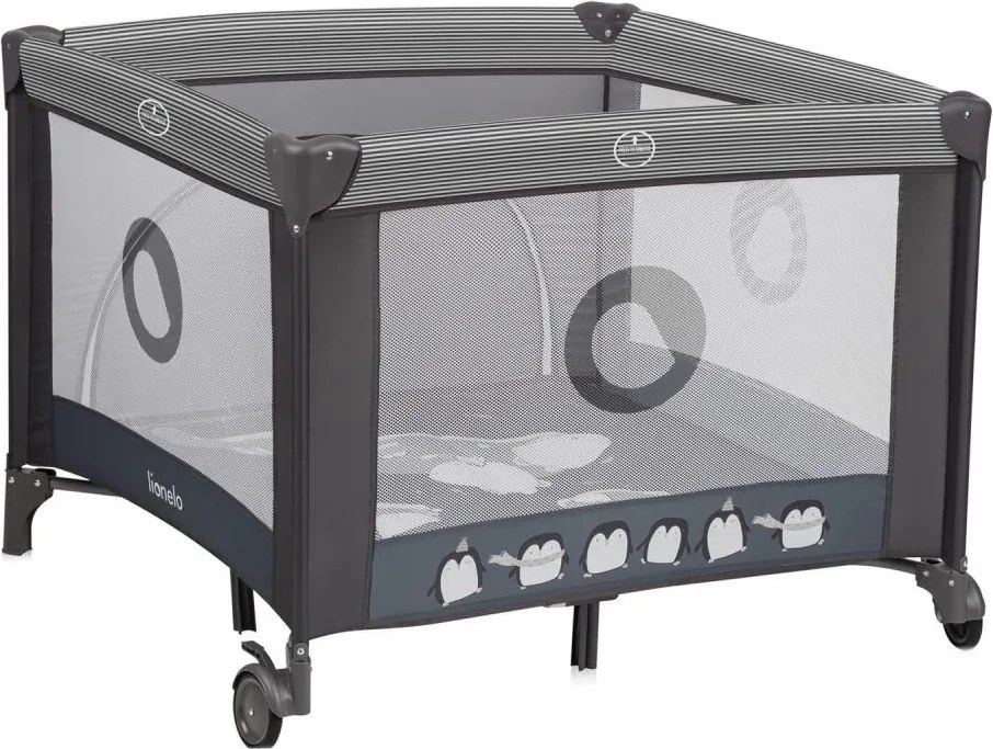 Lionelo - Játszókarám BONNIE Szürke Skandináv