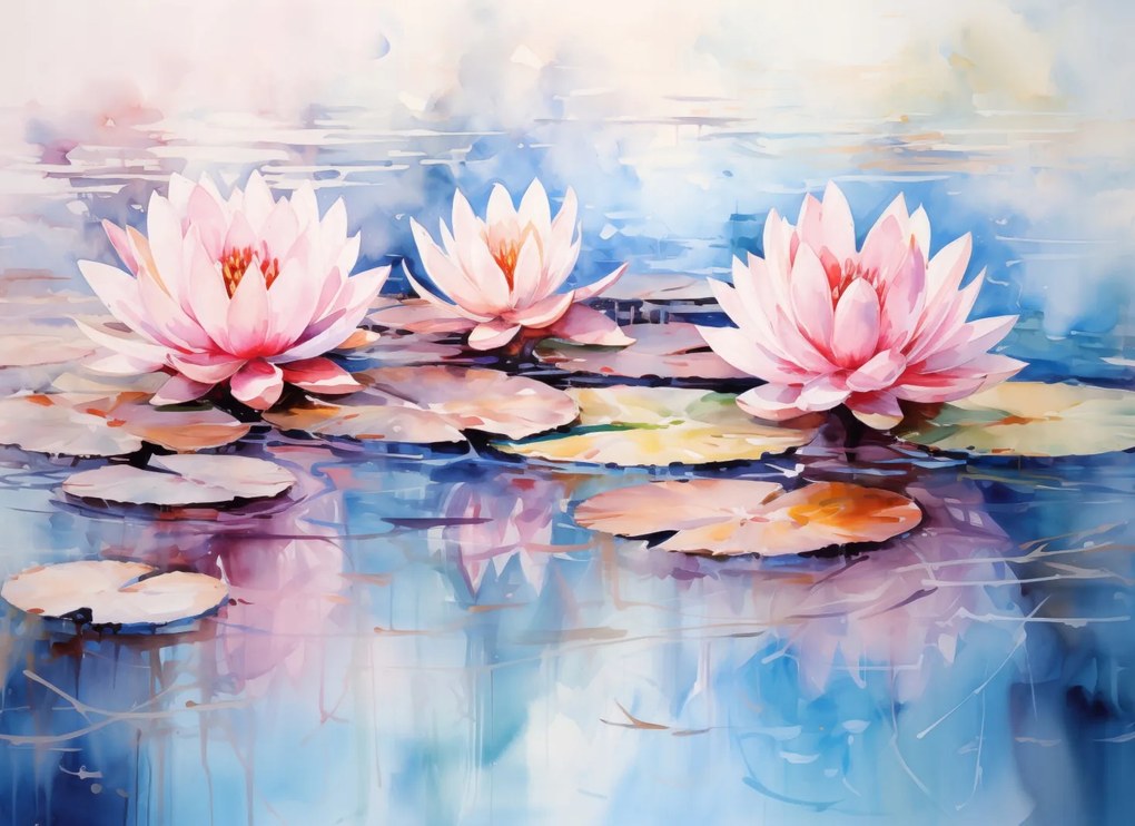 Poszter 55x40cm Csendes tükröződések