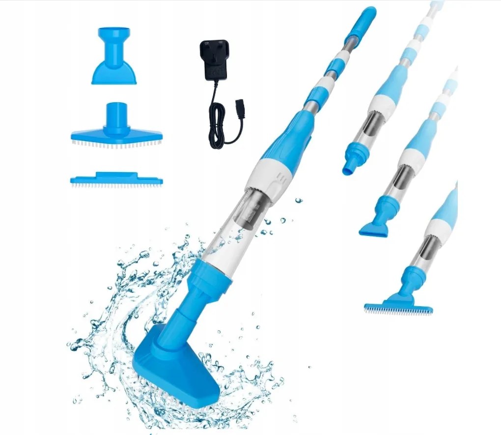 Vezeték nélküli medence porszívó Spa jakuzzi akkumulátoros 165 cm