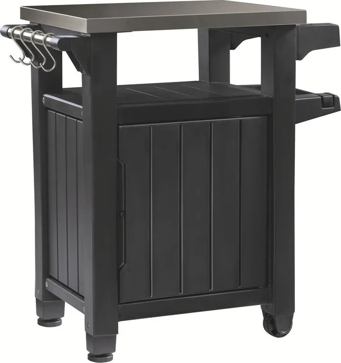 Keter UNITY 105 l kerti grillasztal, graf itová