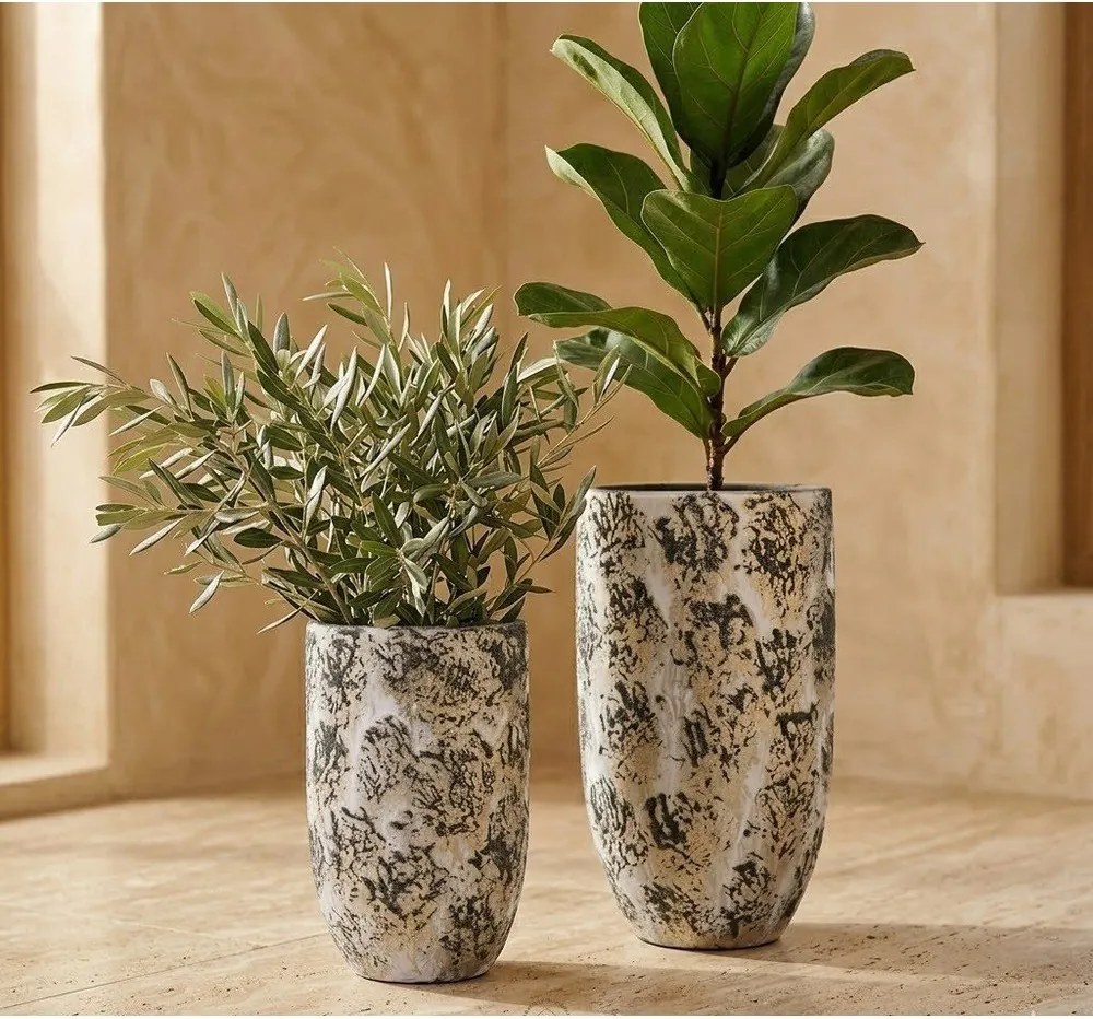 Kerámia kézzel készített virágcserép ø 22 cm Barreiro – Ego Dekor