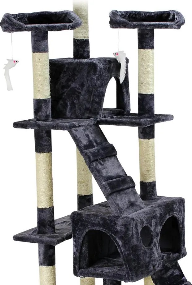 Kaparófa macskáknak Hawaj 170 cm sötét szürke