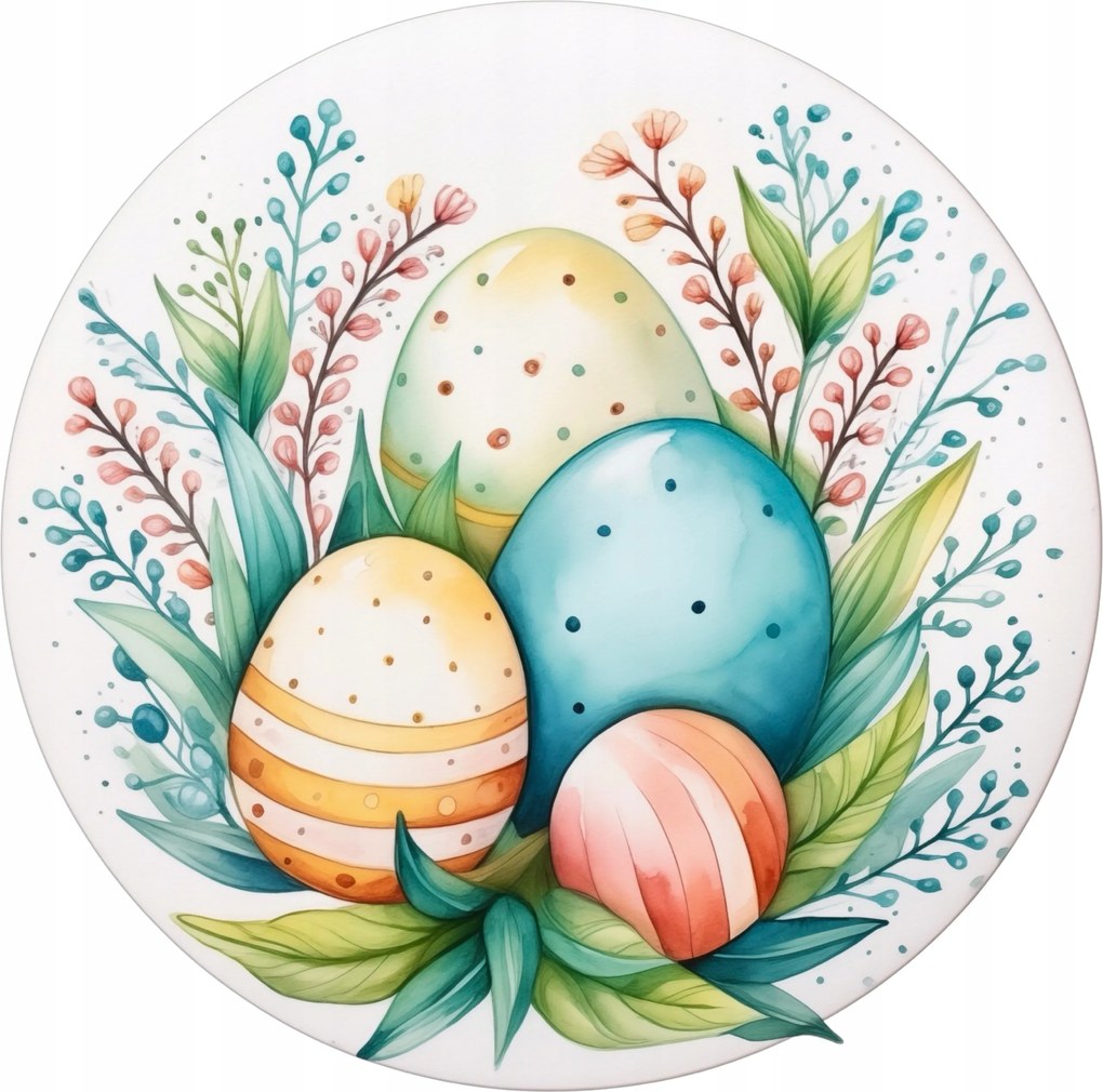 Tányéralátétek x4 Húsvéti dekoráció Húsvéti tojás minta2