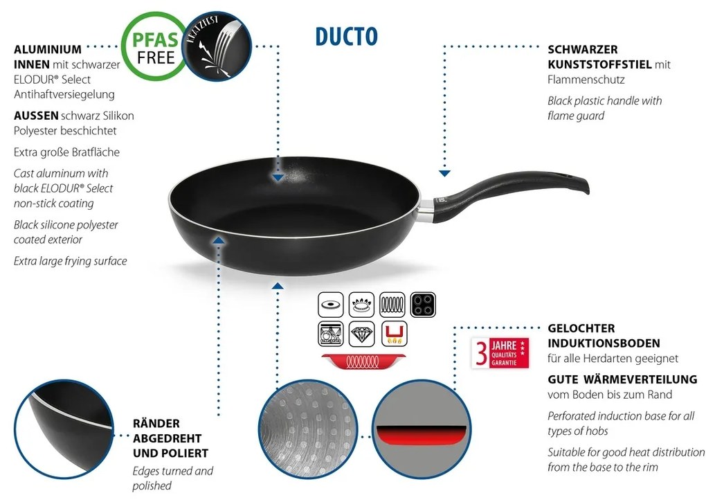 Elo 67028 Pan Ducto 28 cm-es pan