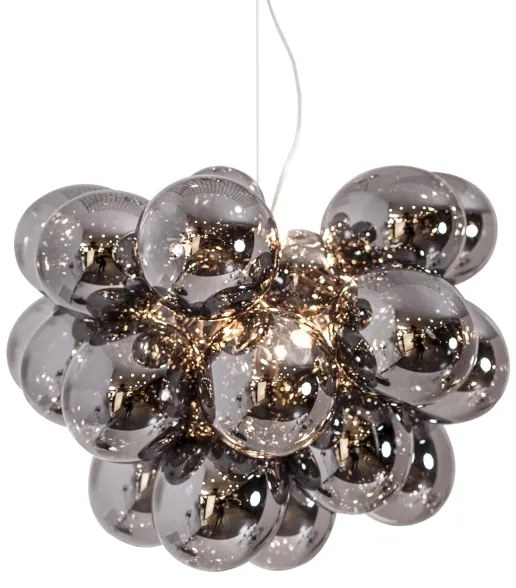 ByRydens 4200650-4505 - Csillár zsinóron GROSS GRANDE 8xG9/4W/230V füstös/fekete