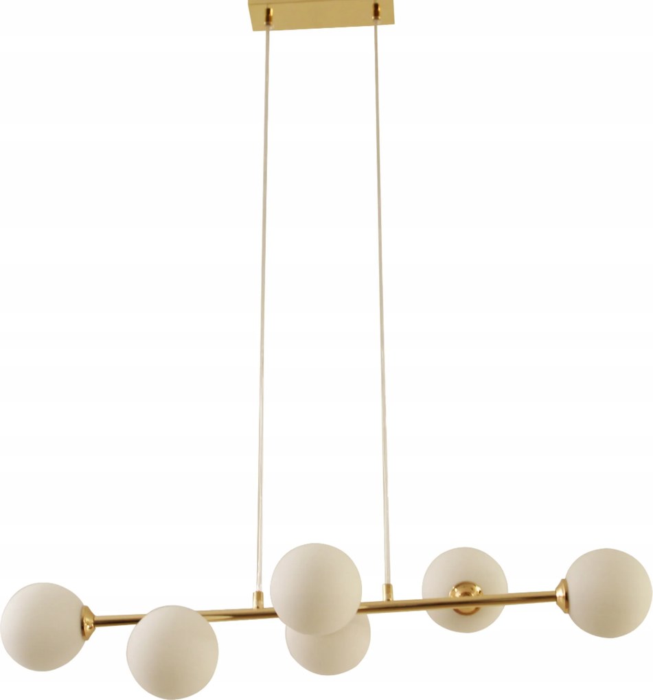 Függőlámpa Mennyezeti Csillár Gömbök Modern arany Led 6*G9 hosszú