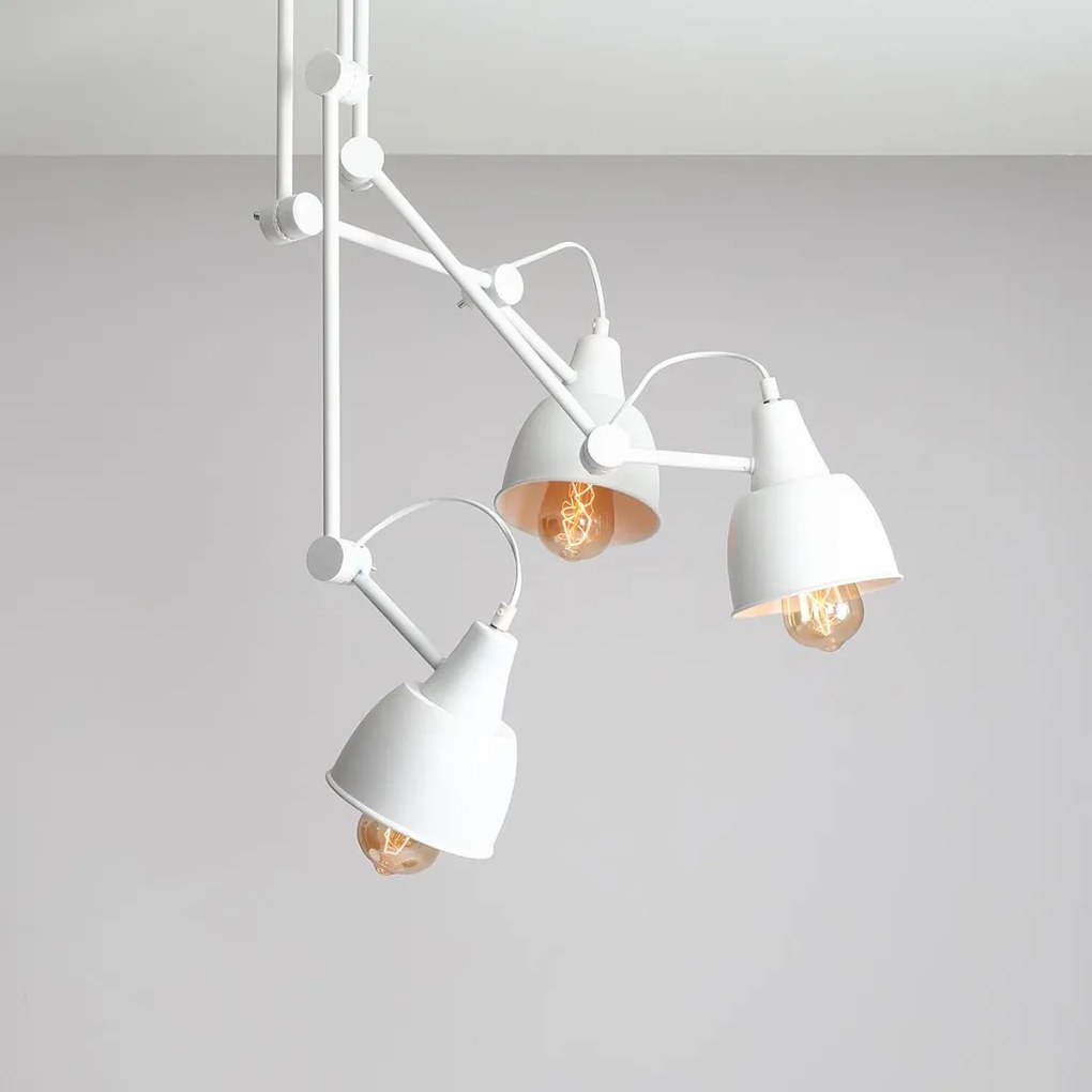 ALDEX 814PL_E AIDA Loft Mennyezeti Lámpa Fehér E27 IP20
