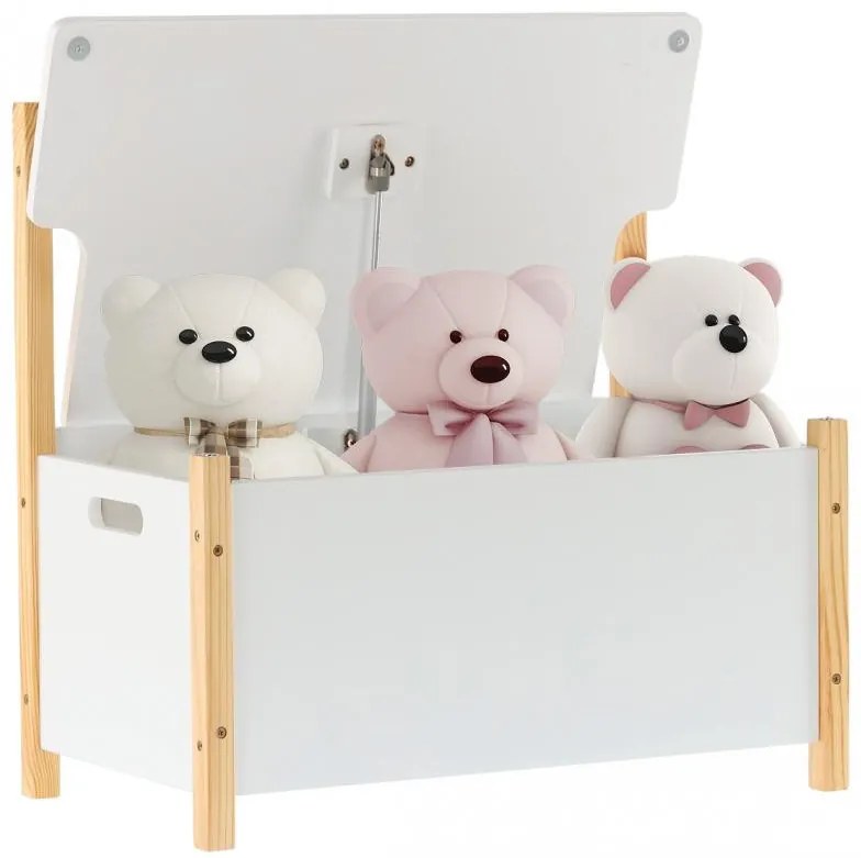 Kispad Játéktároló 60cm 4638 Fehér N