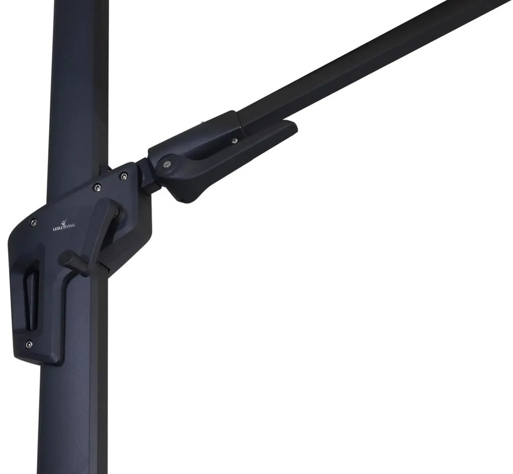 Virgo Flex napernyő 3x3 m szürke
