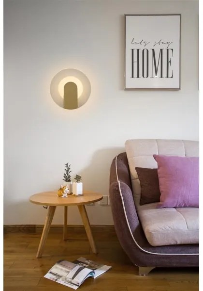 Searchlight 95410GO - LED fali lámpatest TARGET LED/7W/230V aranyszínű