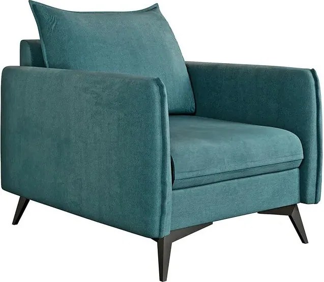 Petróleumkék fotel Juli Bis – Ropez