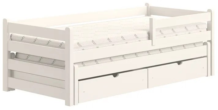 Alis DPV 001 alul kihúzható gyerekágy - fehér, 90x180
