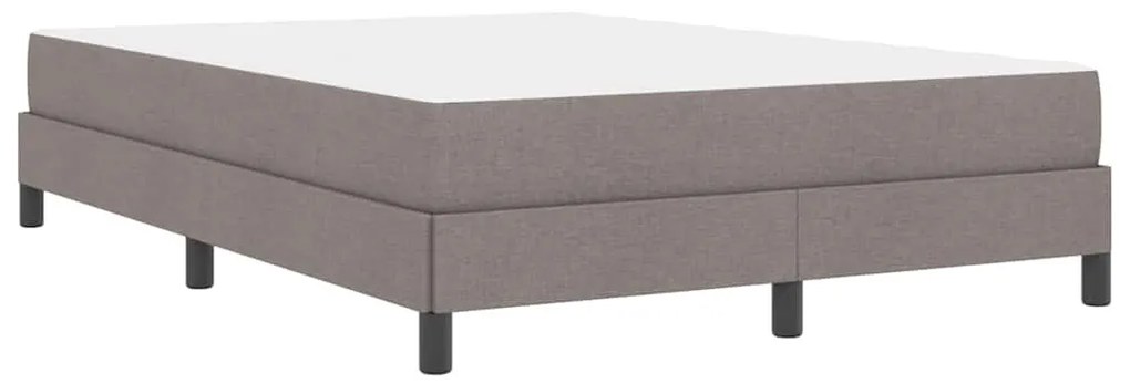 Boxrugós ágy matracmal Tópszínű 160 x 200 cm szövet