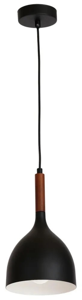 Csillár zsinóron NOAK WOOD 1xE27/60W/230V