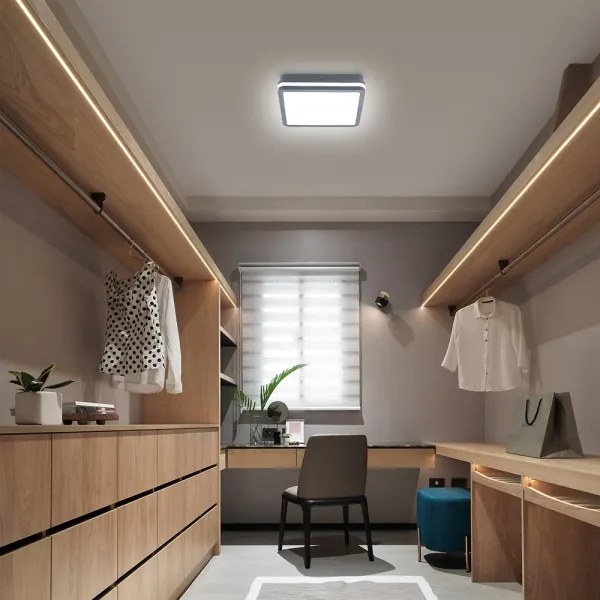 Brilagi - LED kültéri lámpatest érzékelővel BENE LED/24W/230V 26x26 cm IP54