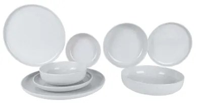 8 darabos bézs porcelán étkészlet