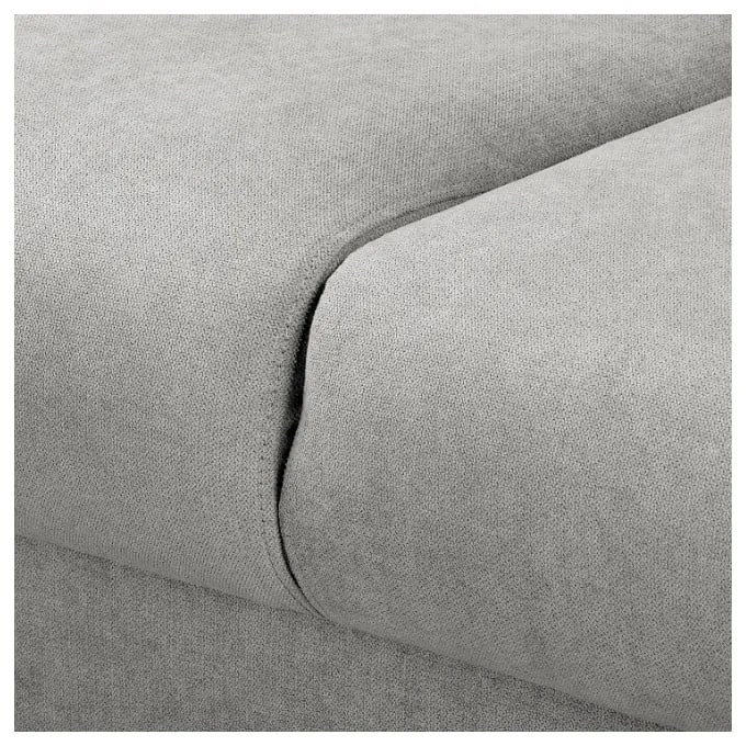 Világosszürke sarokkanapé (bal oldali) Beata – Ropez